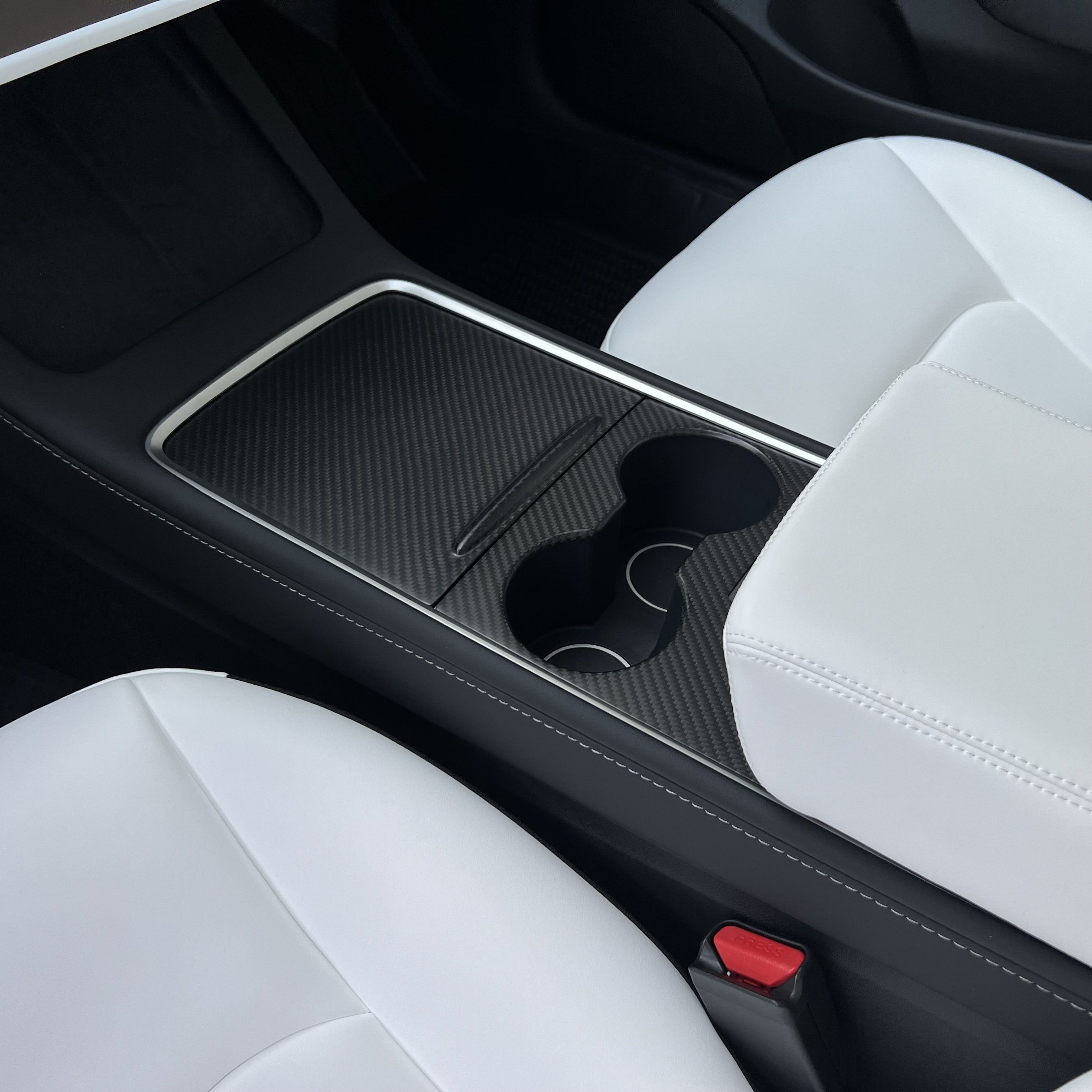 Alfanxi Center Console Wrap Cover Kit Al-Cantara Materia Center Console Protection Accessories for Tesla Model 3/Model Y (Black Alfanxi Center Console Wrap Cover Kit Al-Cantara Materia Center Console Protection Accessories for Tesla Model 3/Model Y (Black