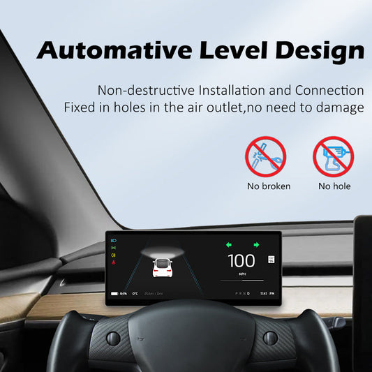 Hautosport 9" Carplay Smart LCD Dashboard