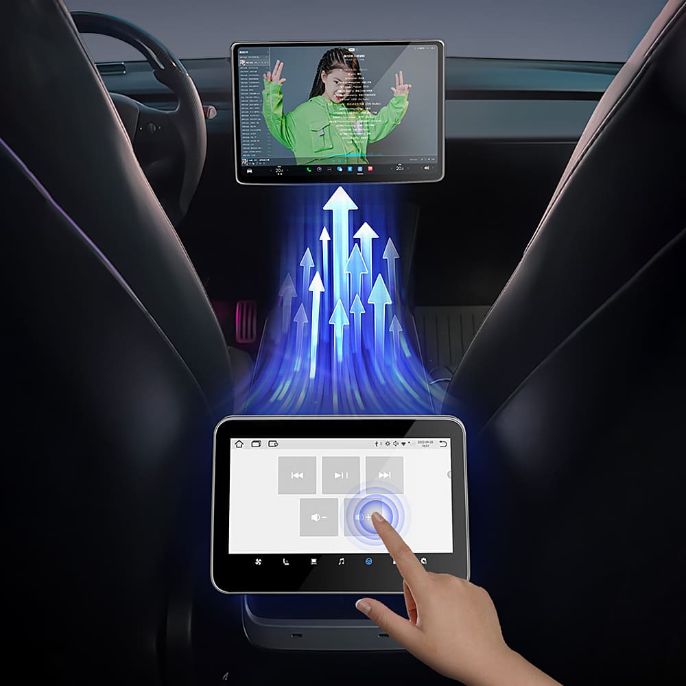 Model 3 & Y 8.2" Rear Entertainment LCD Display Air Conditioner Control Back Screen