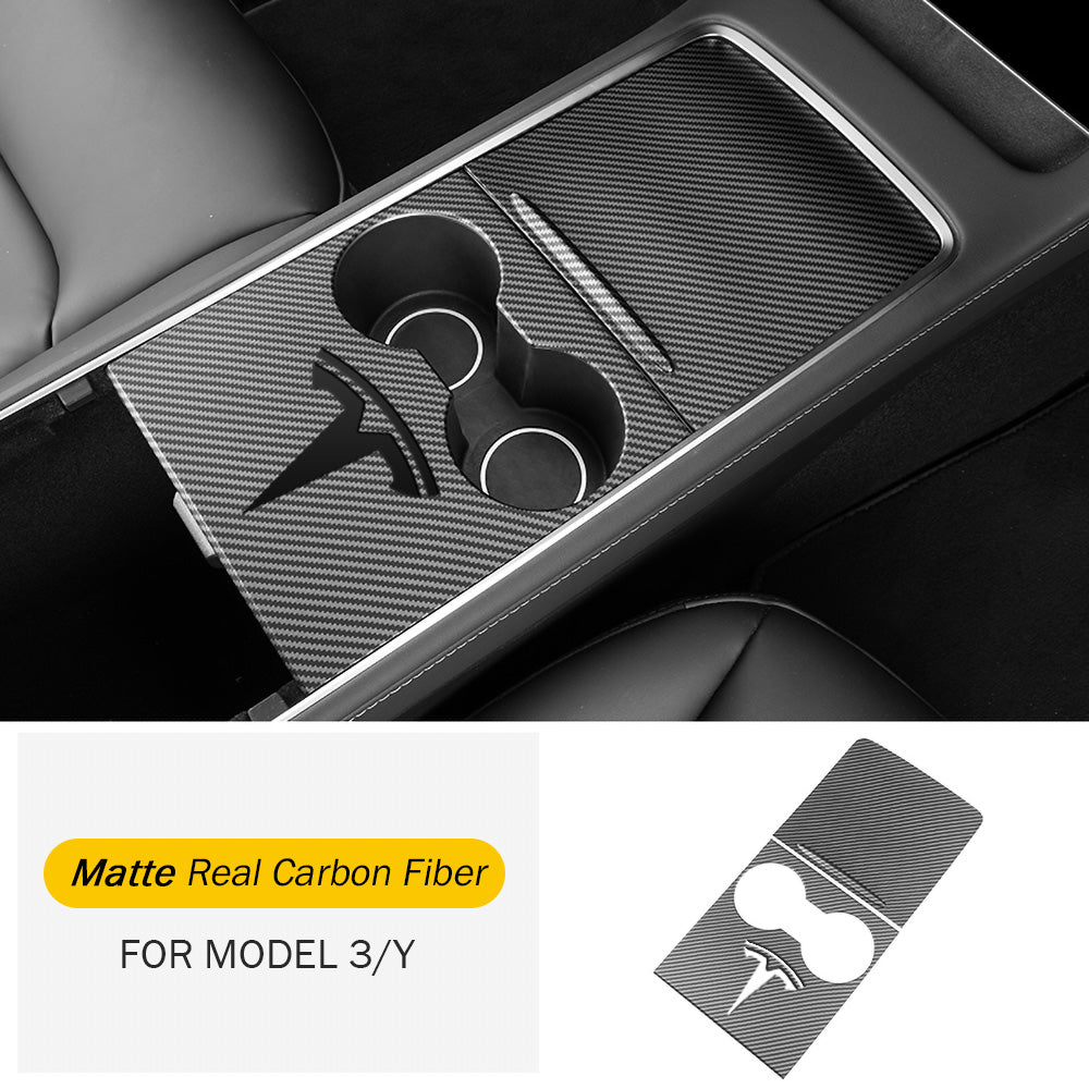 Hautosport Center Console Real Carbon Fiber For 2017-2023 Tesla Model 3/ Y