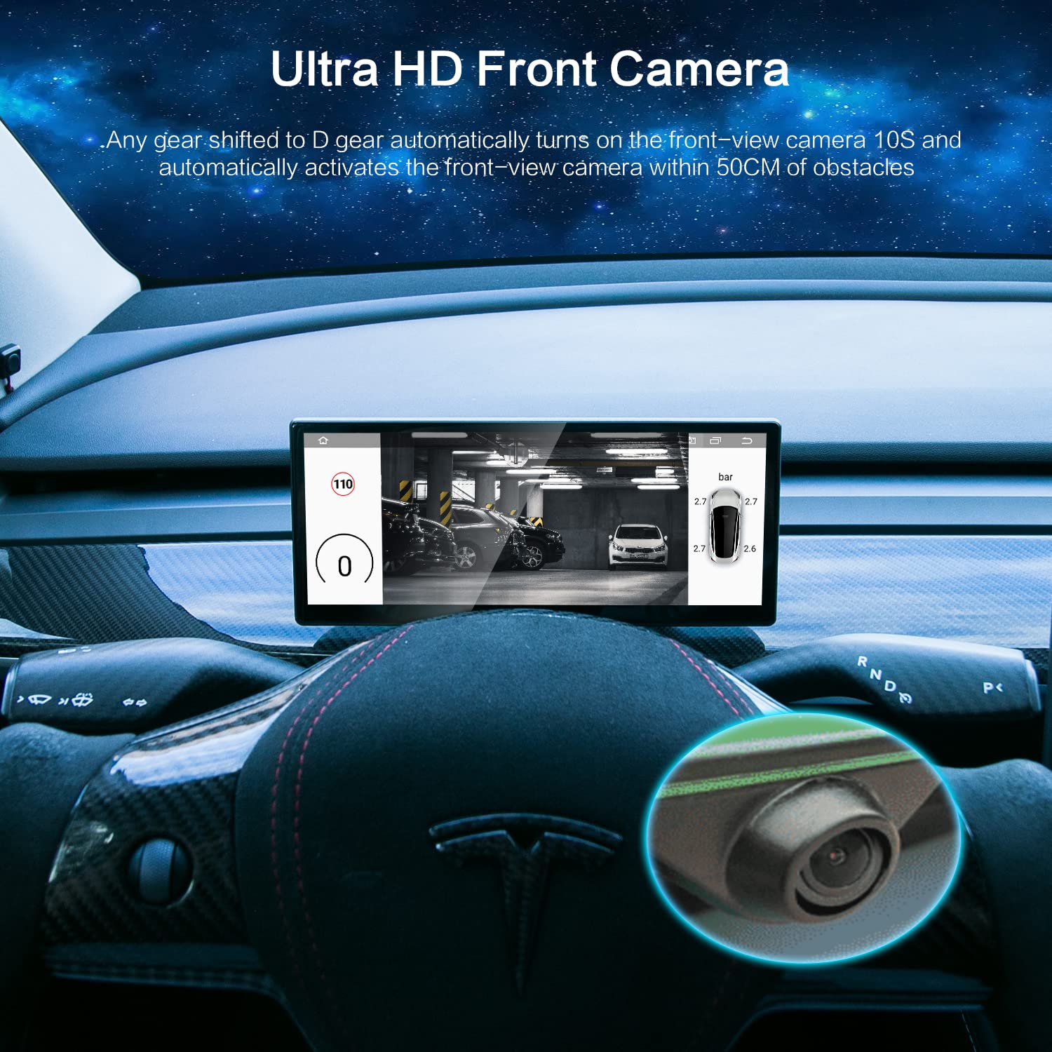 Hautosport 10.25'' Android 4G Tesla Model 3 / Y Display LCD Instrument Dashboard Screen