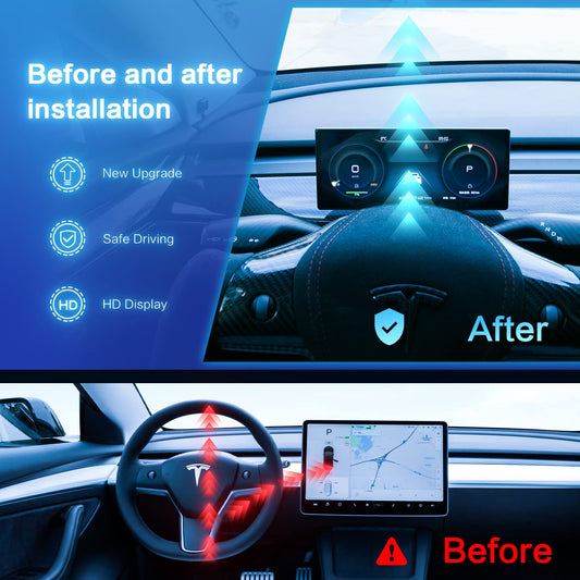 Hautosport 10.25'' Android 4G Tesla Model 3 / Y Display LCD Instrument Dashboard Screen